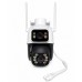 Камера видеонаблюдения уличная A28 двойная поворотная 