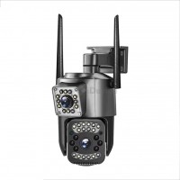 Камера видеонаблюдения с сим картой UKC SC03-4G уличная двойная