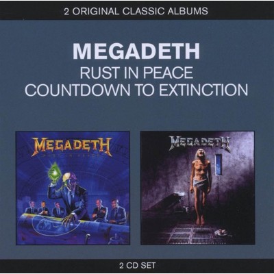 Megadeth – Rust In Peace / Countdown To Extinction 2CD 1990/1992/2012 (5099970475524)