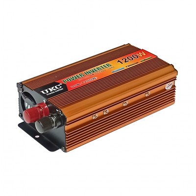 Инвертор UKC SSK-1200W, преобразователь напряжения с 12В на 220В