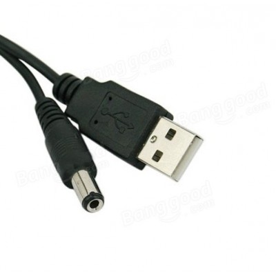 Кабель USB - 5,5 мм*2,1 мм DC
